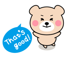 Cute KUMA chan 2 sticker #9435807