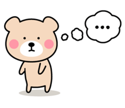 Cute KUMA chan 2 sticker #9435808