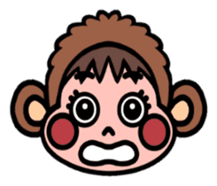 Muccyan of the monkey sticker #9435869