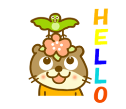 koume otter.It is a word frequently used sticker #9436203