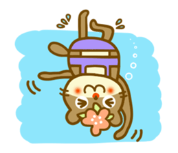 koume otter.It is a word frequently used sticker #9436215