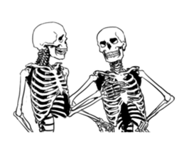 just bones5 sticker #9436346