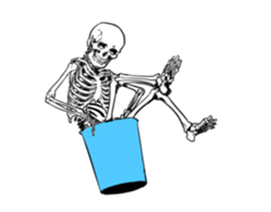 just bones5 sticker #9436347