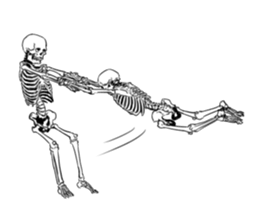 just bones5 sticker #9436348