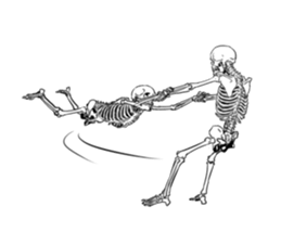 just bones5 sticker #9436349