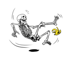 just bones5 sticker #9436354