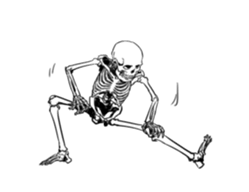 just bones5 sticker #9436357