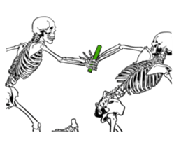 just bones5 sticker #9436358