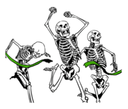 just bones5 sticker #9436359