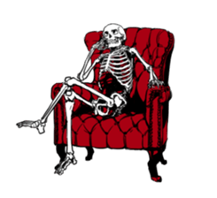 just bones5 sticker #9436360