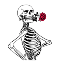 just bones5 sticker #9436362