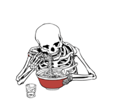 just bones5 sticker #9436364
