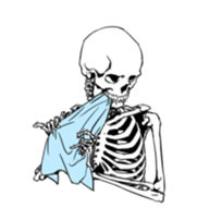 just bones5 sticker #9436368