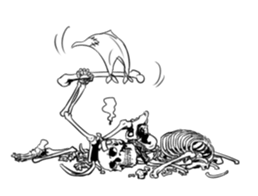 just bones5 sticker #9436371