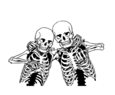 just bones5 sticker #9436377