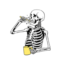 just bones5 sticker #9436380