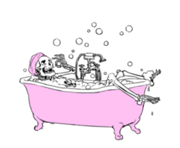 just bones5 sticker #9436381