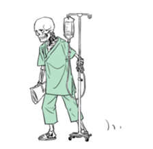 just bones5 sticker #9436382