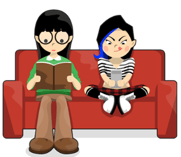 Charley and Marley sticker #9436766