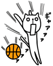the cat loves basketball ver.3 sticker #9436866