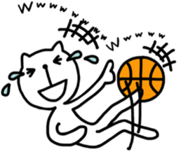 the cat loves basketball ver.3 sticker #9436888