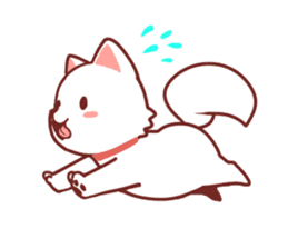 Cheerful Hokkaido dog2 sticker #9437260