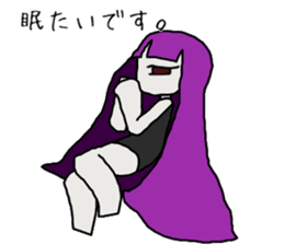 Depression-chan sticker #9437347