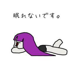 Depression-chan sticker #9437348