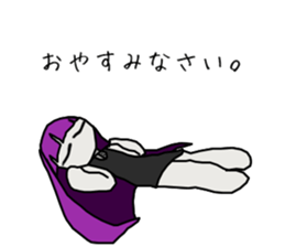 Depression-chan sticker #9437349