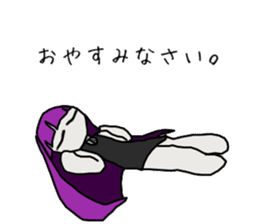 Depression-chan sticker #9437349