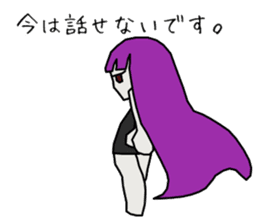 Depression-chan sticker #9437356