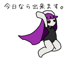 Depression-chan sticker #9437360