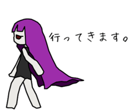 Depression-chan sticker #9437364