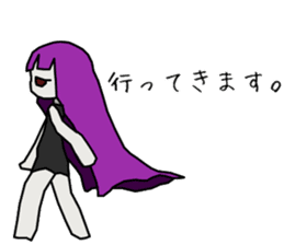 Depression-chan sticker #9437364