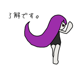 Depression-chan sticker #9437372