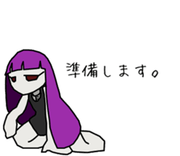 Depression-chan sticker #9437375