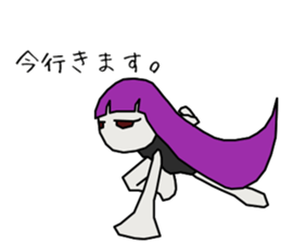 Depression-chan sticker #9437376