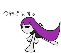 Depression-chan sticker #9437376