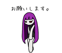 Depression-chan sticker #9437377