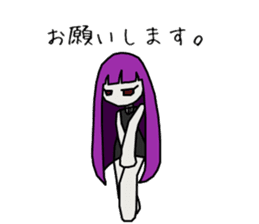 Depression-chan sticker #9437377