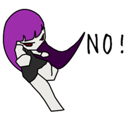 Depression-chan sticker #9437380