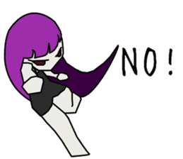 Depression-chan sticker #9437380