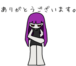 Depression-chan sticker #9437381