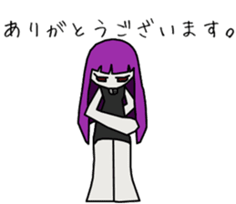 Depression-chan sticker #9437381