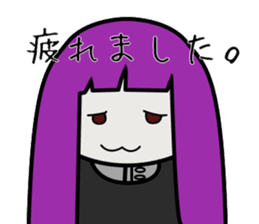 Depression-chan sticker #9437382