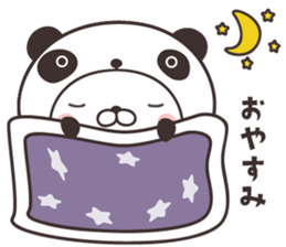 cute rabbit in panda -Hokkaido- sticker #9438022
