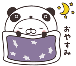 cute rabbit in panda -Hokkaido- sticker #9438022
