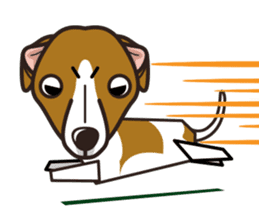 iinu - Whippet sticker #9438507