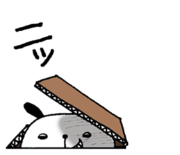 Playful Osaka panda*Plain* sticker #9438544