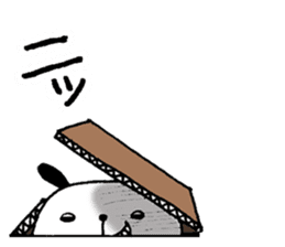 Playful Osaka panda*Plain* sticker #9438544